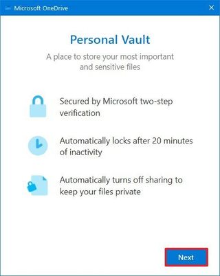 onedrive personal vault on windows 7 download