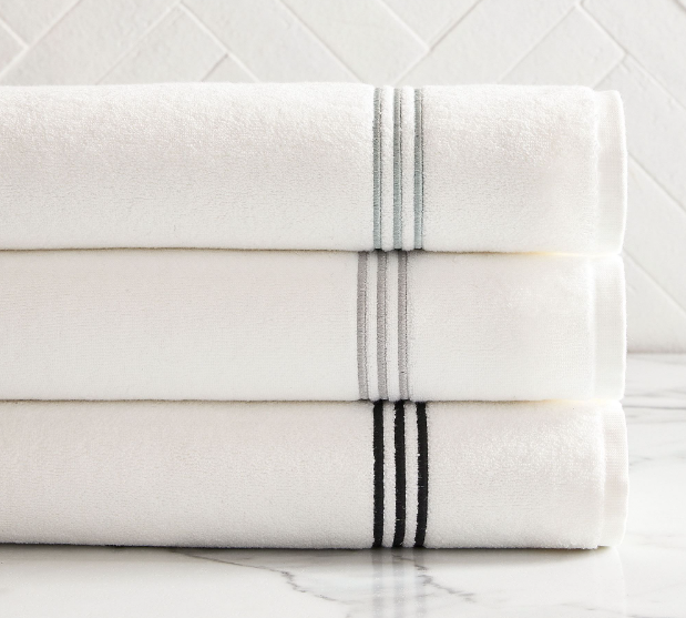 Pottery Barn hotel towels
