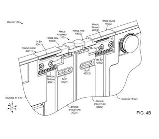 surface patent hinge mechanism