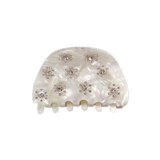 Rana Clip in Ivory Jewel