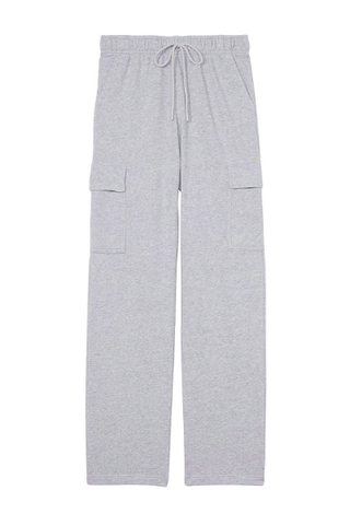 Victoria's Secret Pink Ivy Fleece Straight Leg Cargo Sweatpants