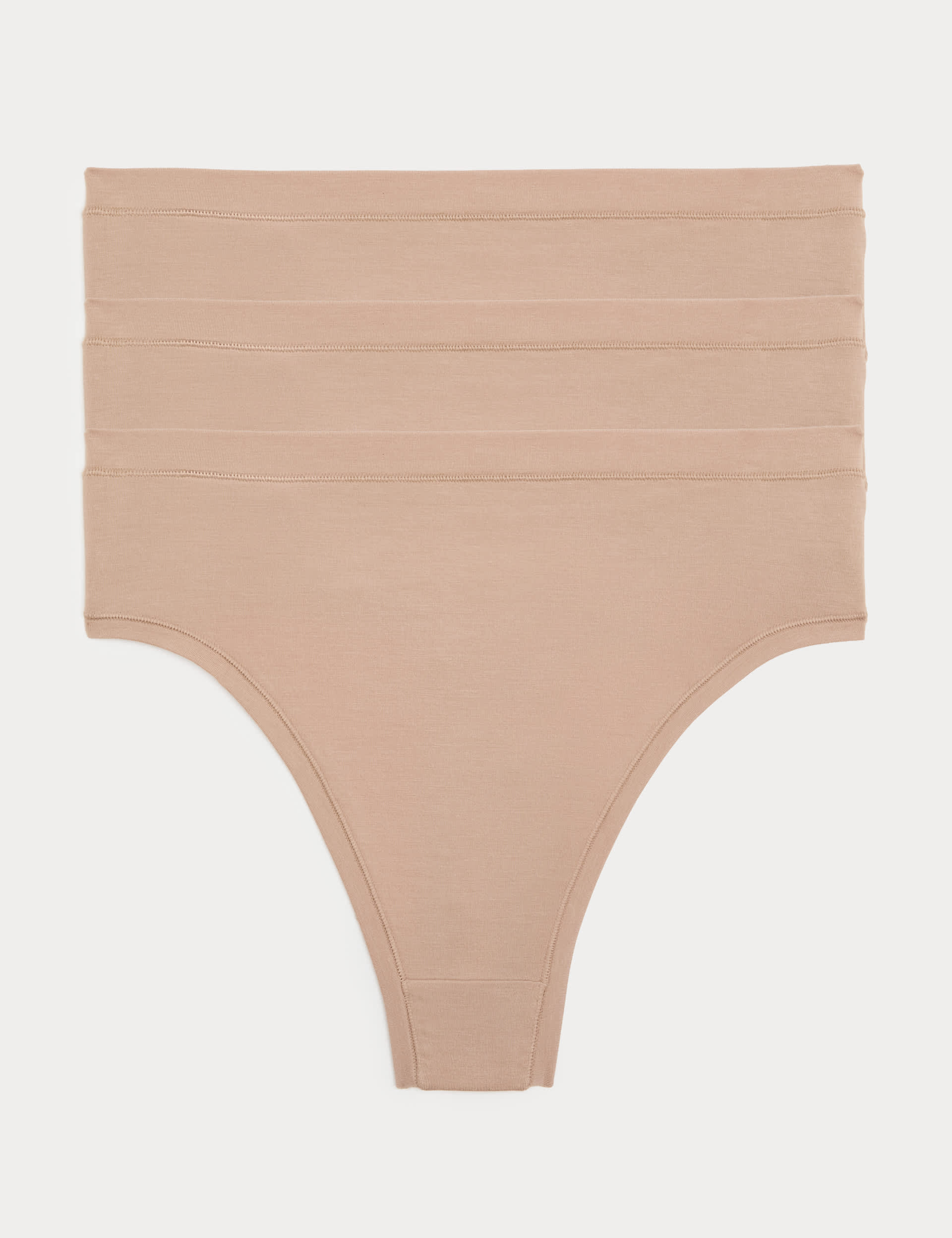 3pk Flexifit&amp;trade; Modal High Waisted Thongs