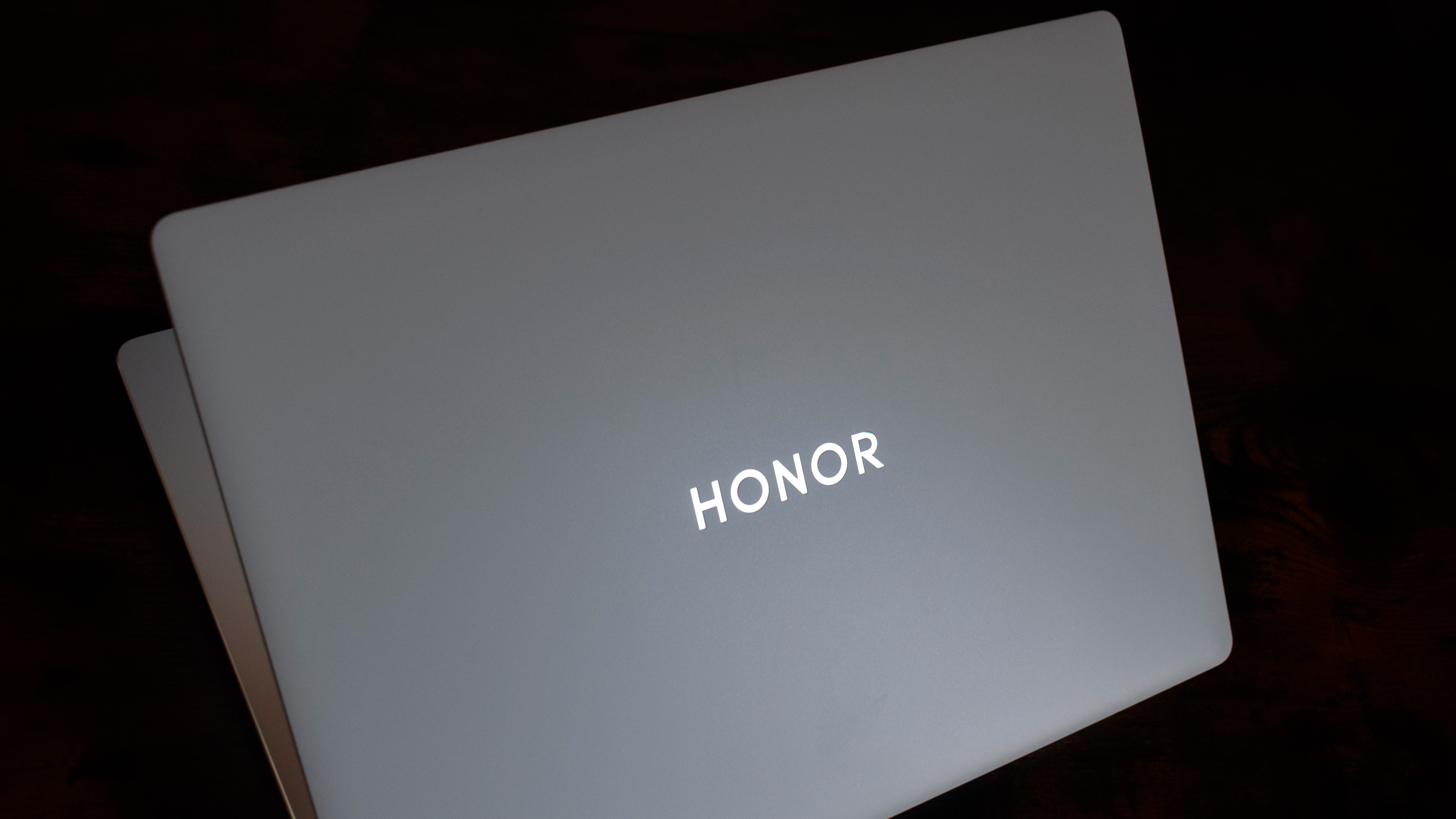 The Honor MagicBook 14 Pro on a desk
