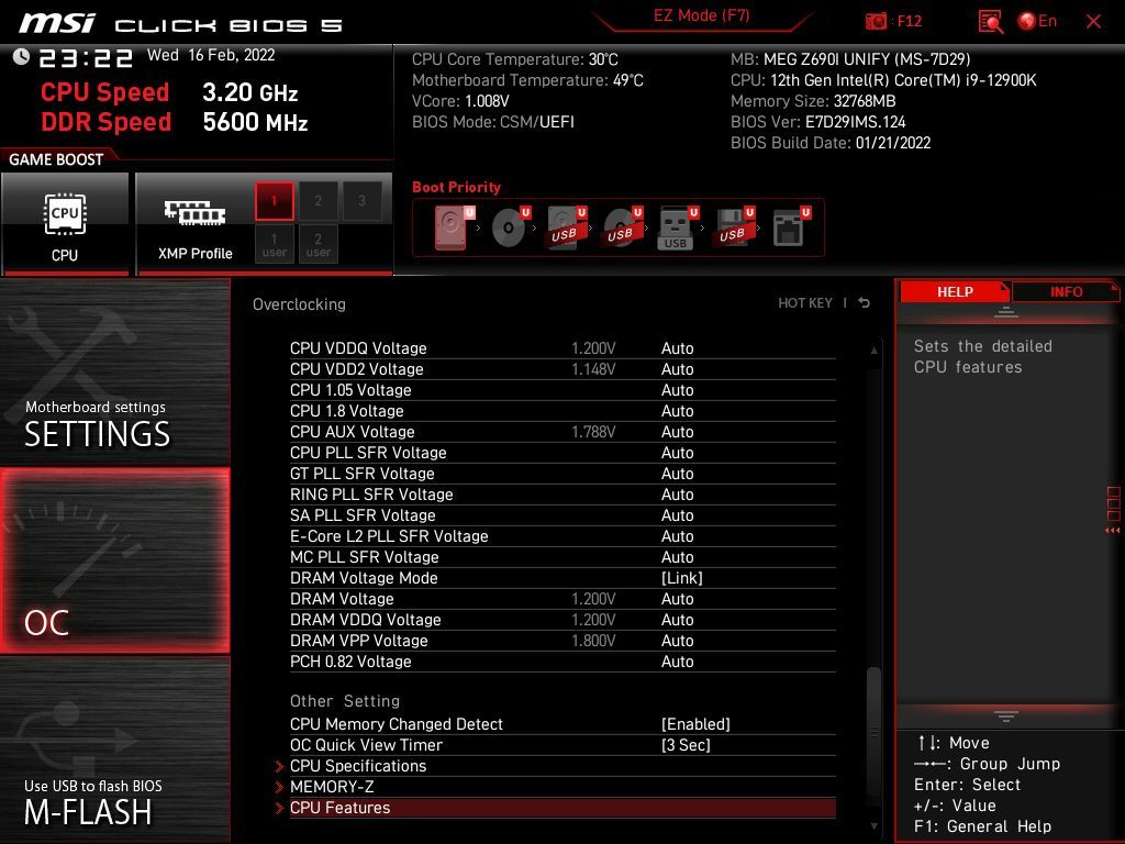 MSI MEG Z690I Unify
