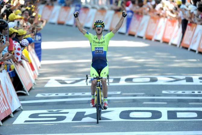 Michael Rogers (Tinkoff-Saxo) wins stage 16 of the Tour de France in Luchon