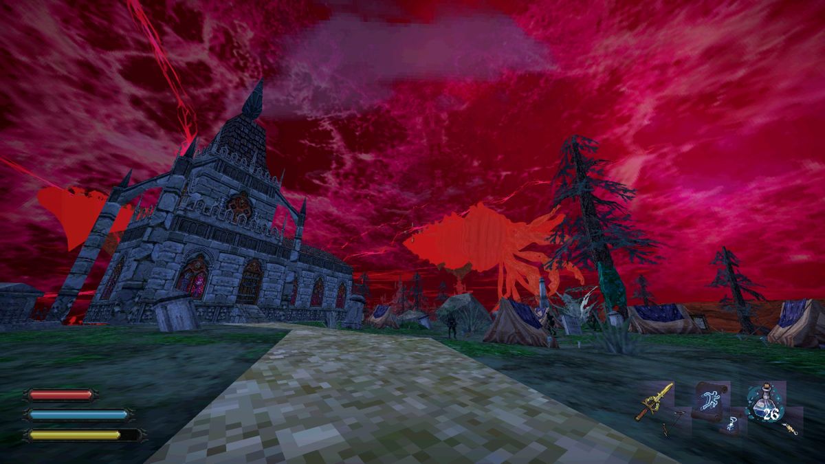 External view of Lord Rhyder's house in Dread Delusion.