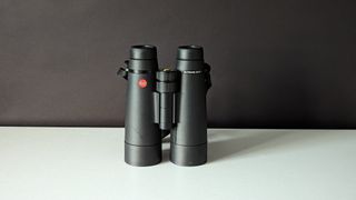 Leica ultravid binoculars on a white table