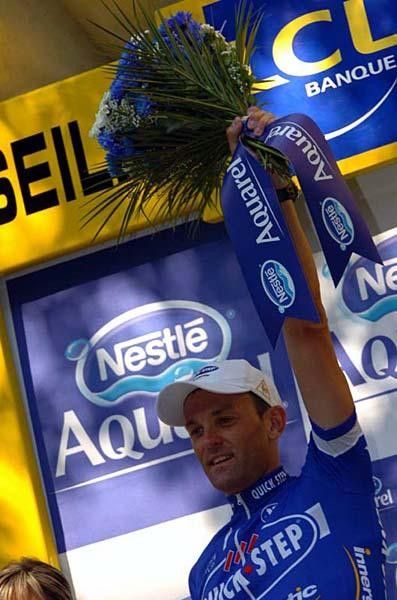 Flower-waving Vasseur in the Mediterranean.