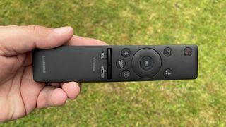 The Samsung HW-Q950A soundbar remote control