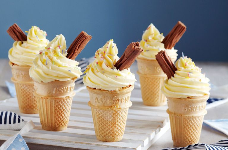 Ice cream cone cupcakes