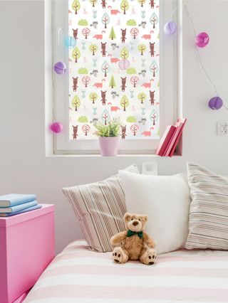 Cheery animal pattern window film