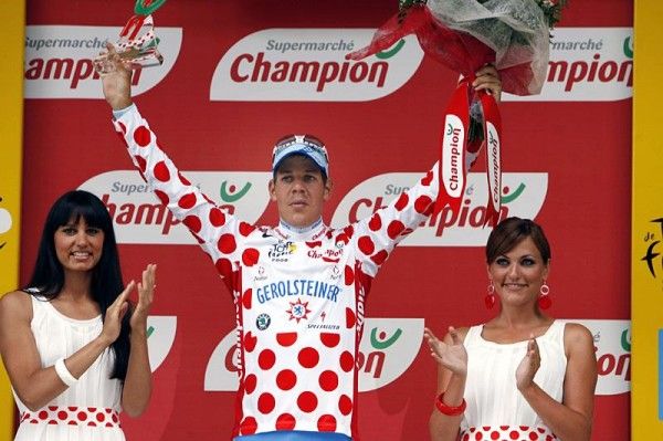Bernhard Kohl (Gerolsteiner) is now untouchable as king of the mountains leader.