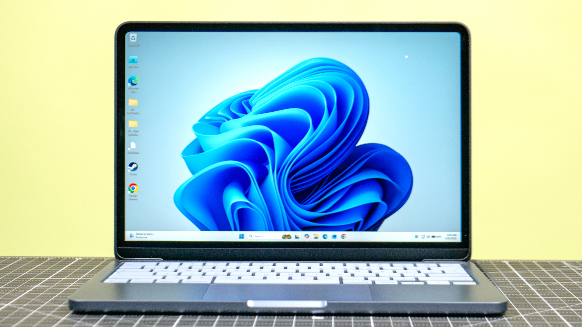 MacBook Neo running Windows 11