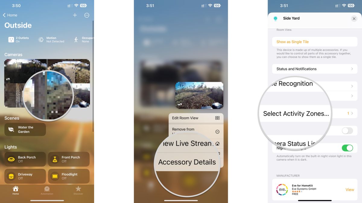 How to create Activity Zones with HomeKit Secure Video cameras in the Home app iMore