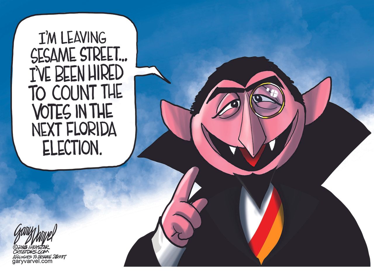 U.S. Florida recount Count von Count Sesame Street