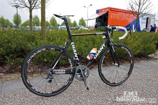 Lars Boom (Rabobank) rode this Giant TCX Advanced SL to a sixth-place finish at this year's Paris-Roubaix.