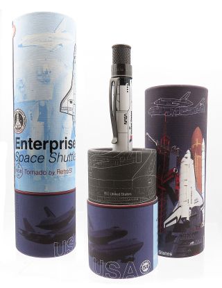 The Retro 51 Space Shuttle Enterprise Tornado comes individually numbered and packaged in a graphic collectible tube.