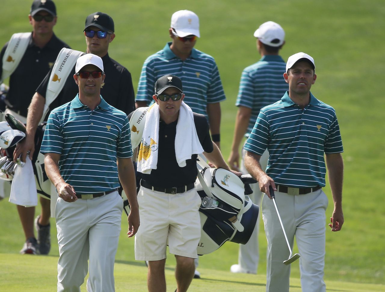 Adam Scott and Charl Schwartzel