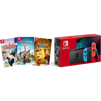 Nintendo Switch + Sports Party + Monopoly + Rayman Legends: £341.96£299.99 at Amazon