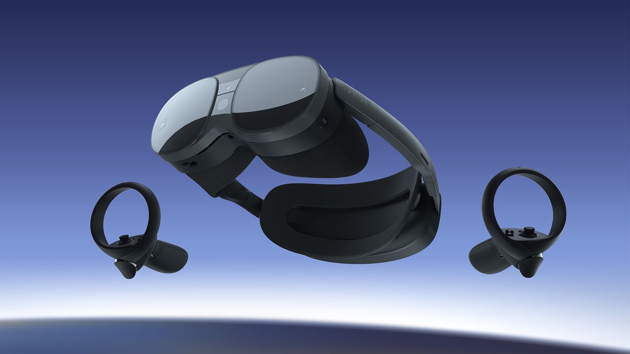 HTC Vive XR Elite headset with controllers