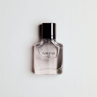 A product image of a 10ml glass bottle of Zara perfume named Gardenia