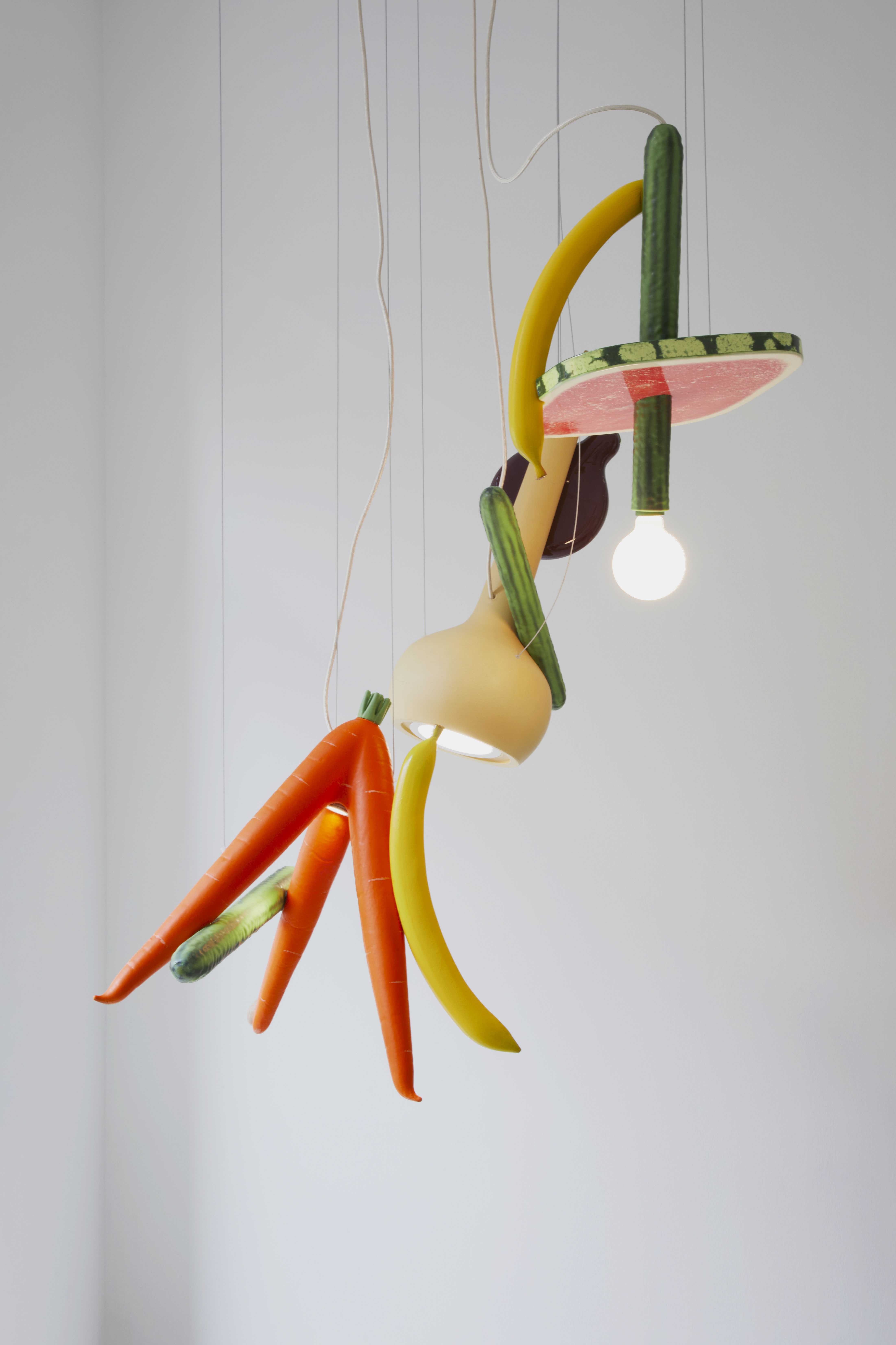 Bitossi Ceramiche fruit chandelier