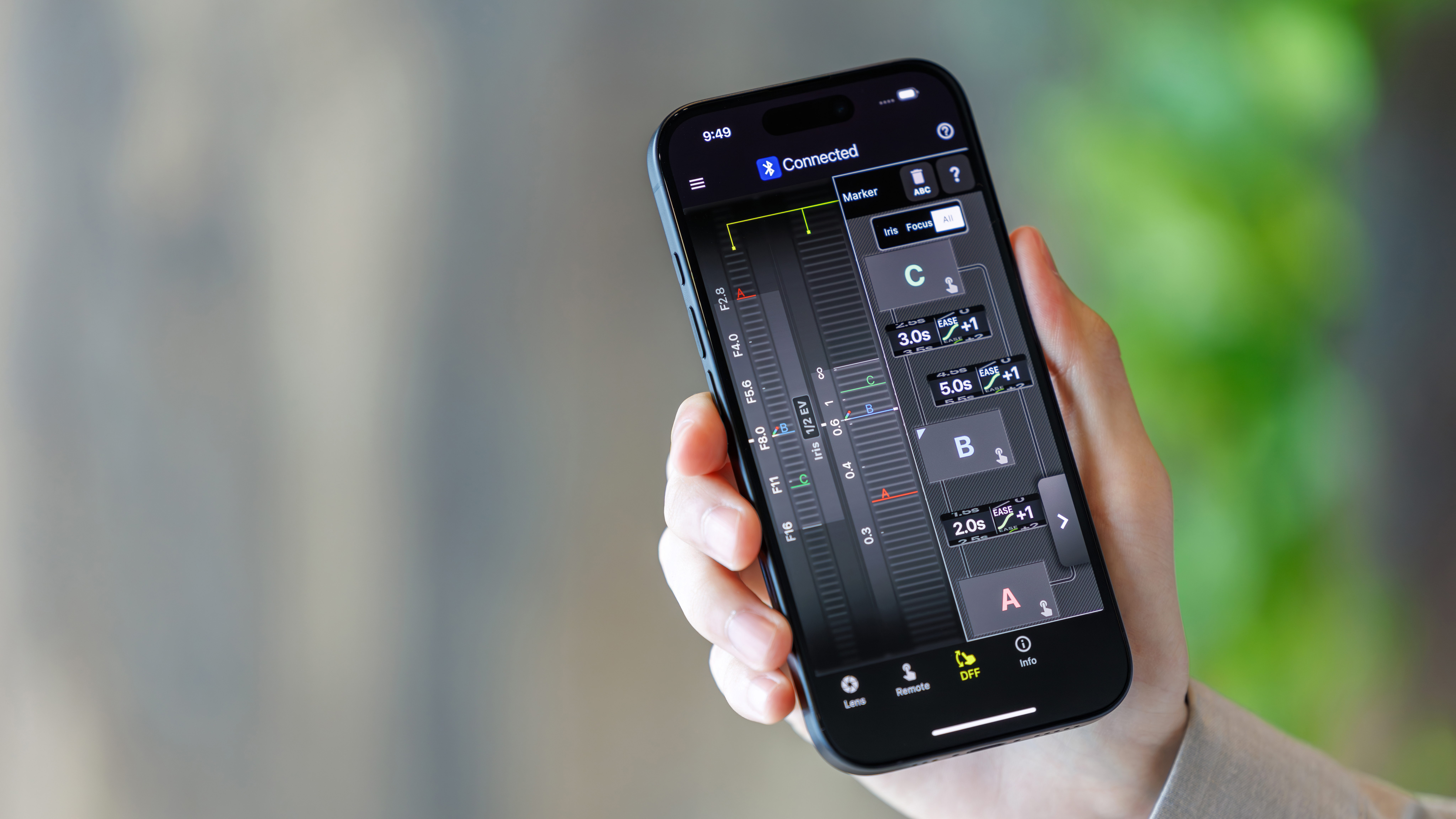 The Tamron mobile app