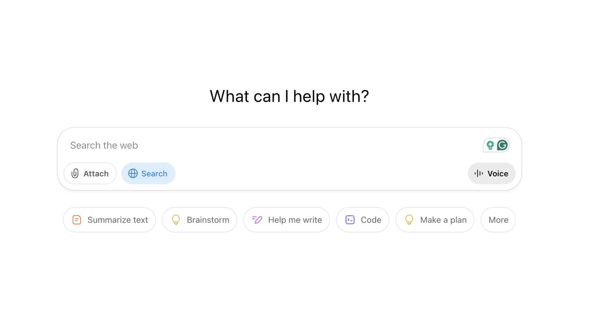Chat GPT search prompt