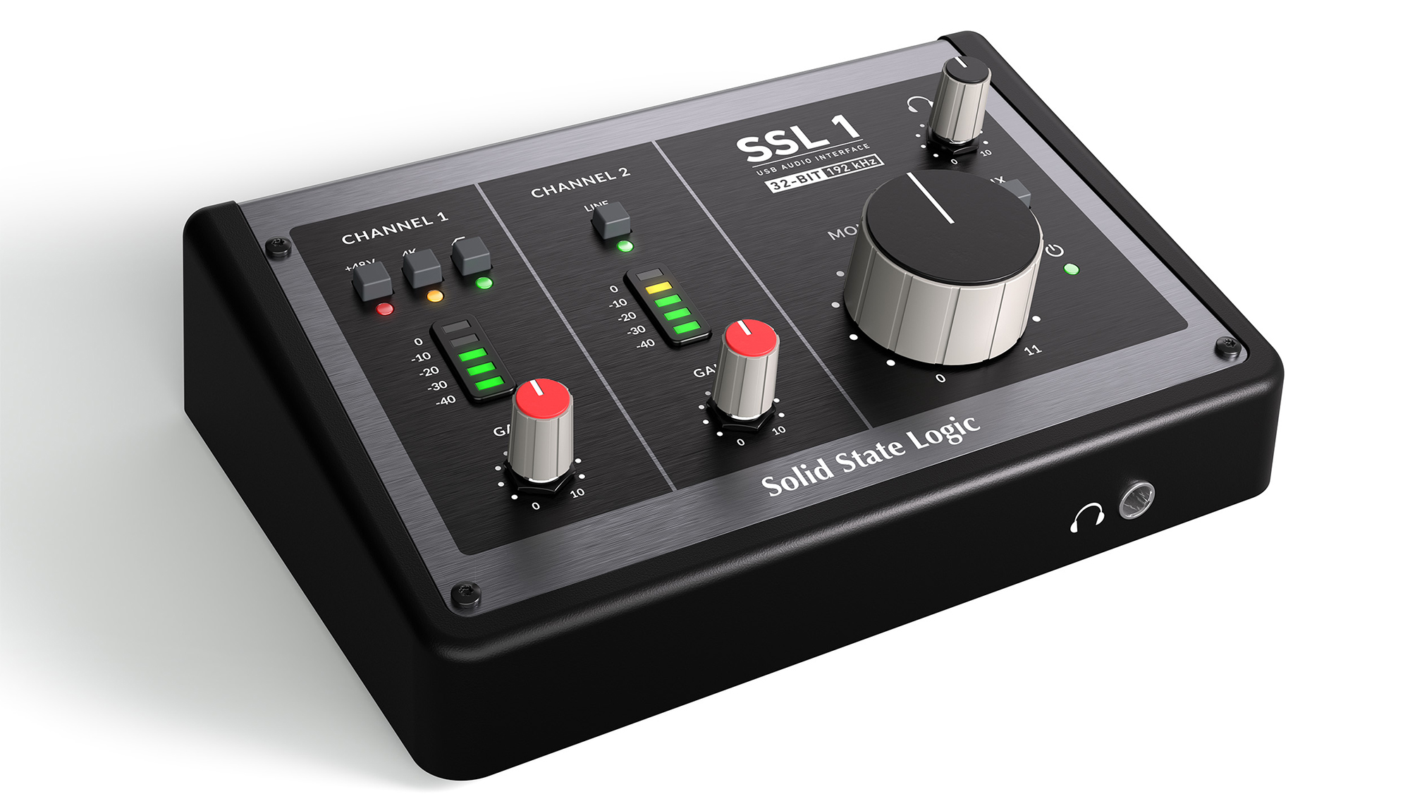 A photo of the Solid State logic SSL 1 USB-C ⁤audio interface