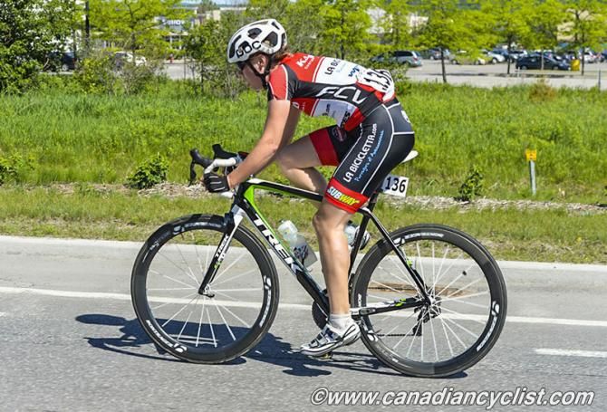 Antje Thamm (Kallisto - FCV) went on the first break, on the first lap