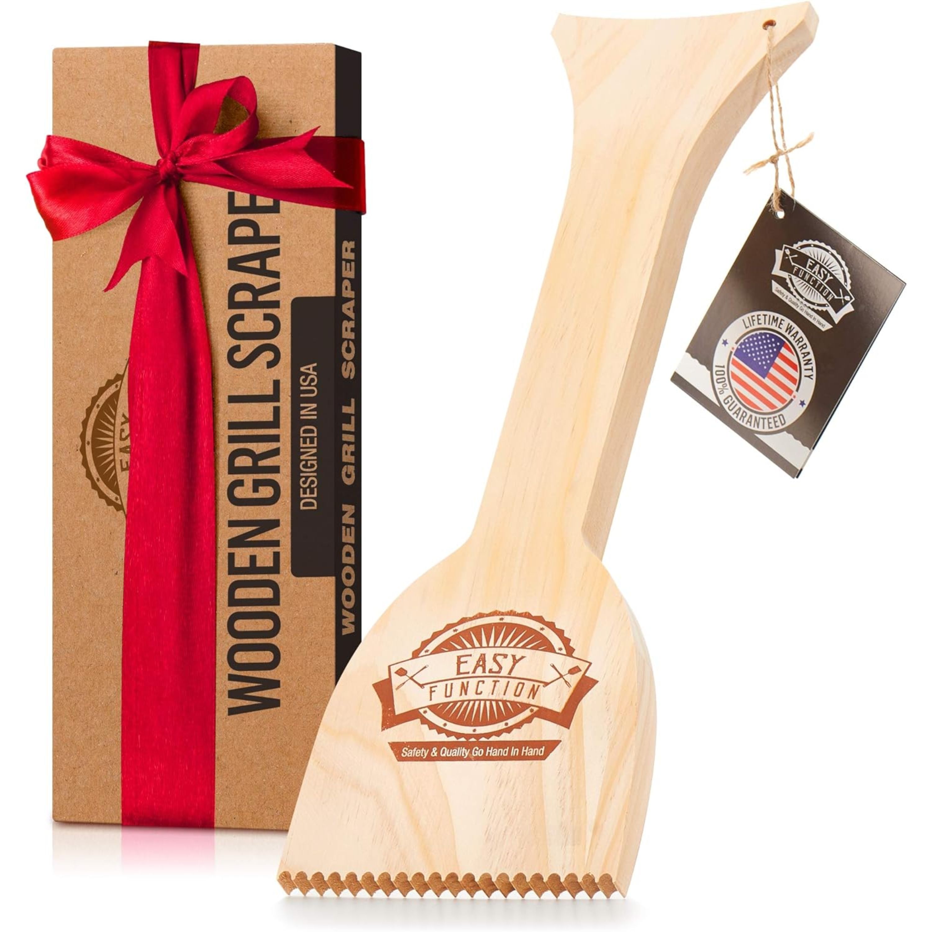 Easy Function Wood Grill Scraper