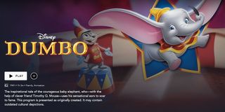 Dumbo Description on Disney+