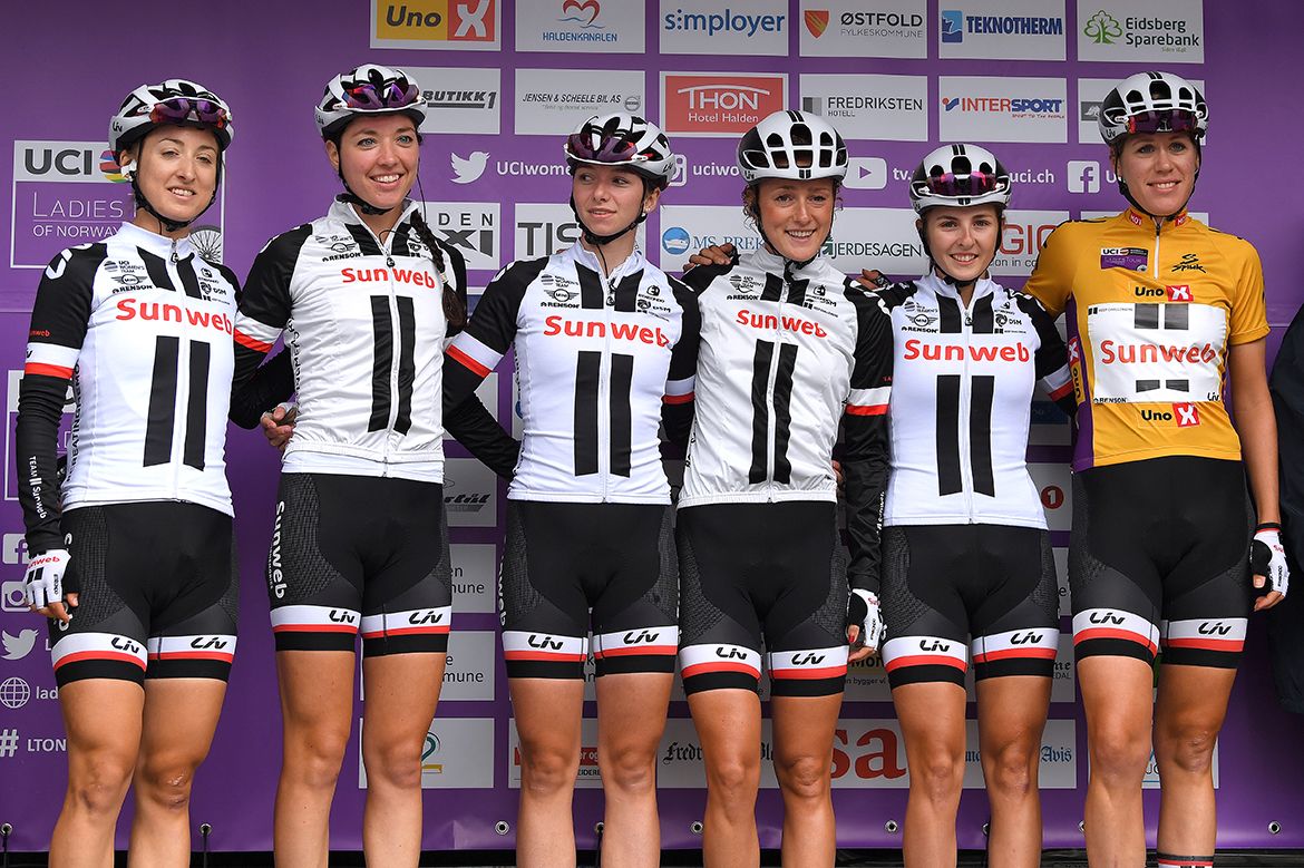Team Sunweb ahead of stage 1 of the Ladies Tour of Norway