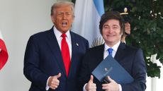 Donald Trump and Javier Milei