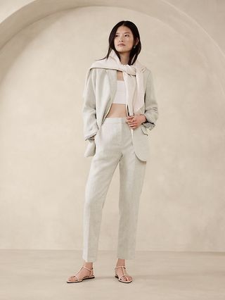 Lina Slim Linen Pant