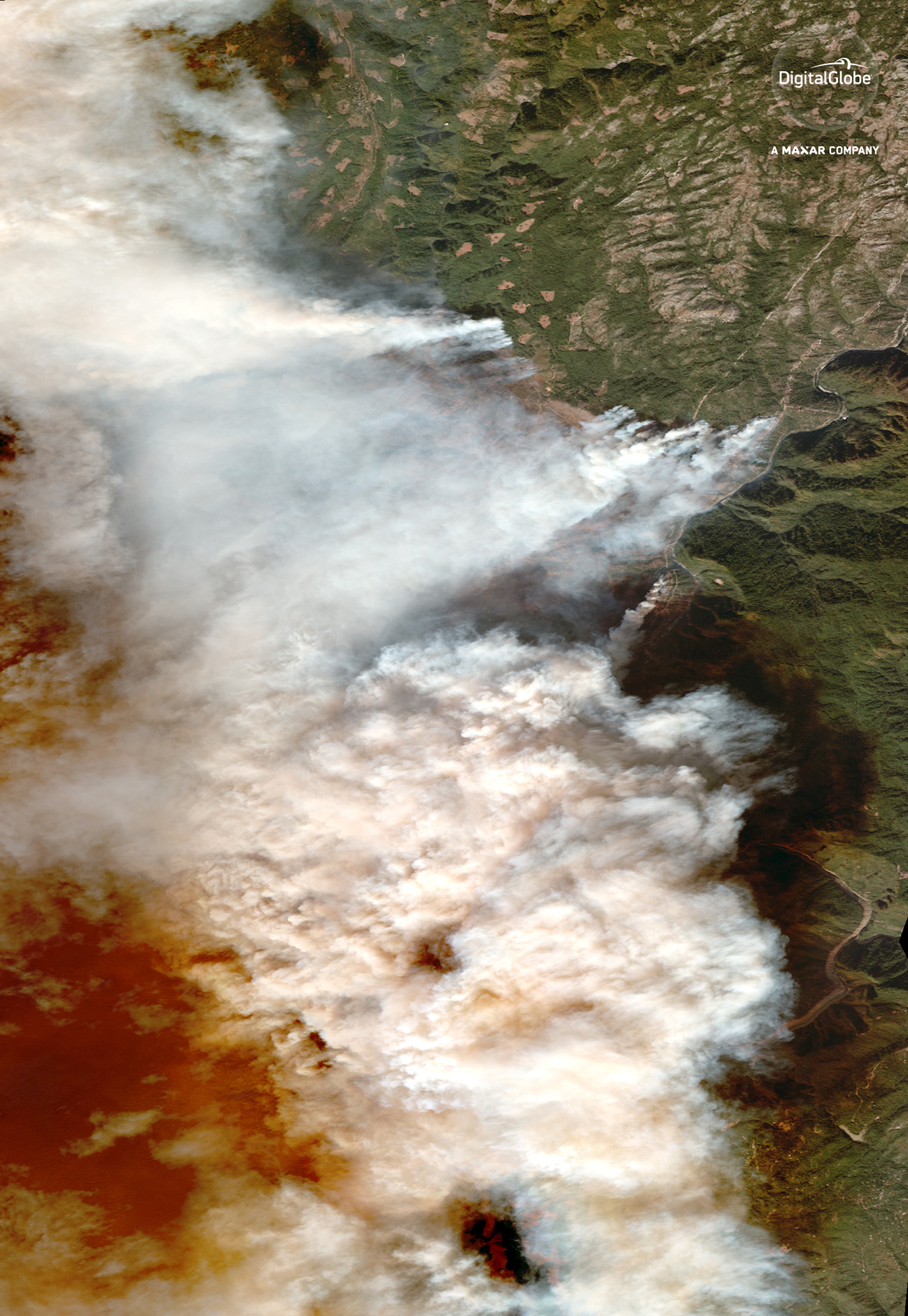 Scale Of California's Deadly Camp Fire Shown In Satellite Photos | Space