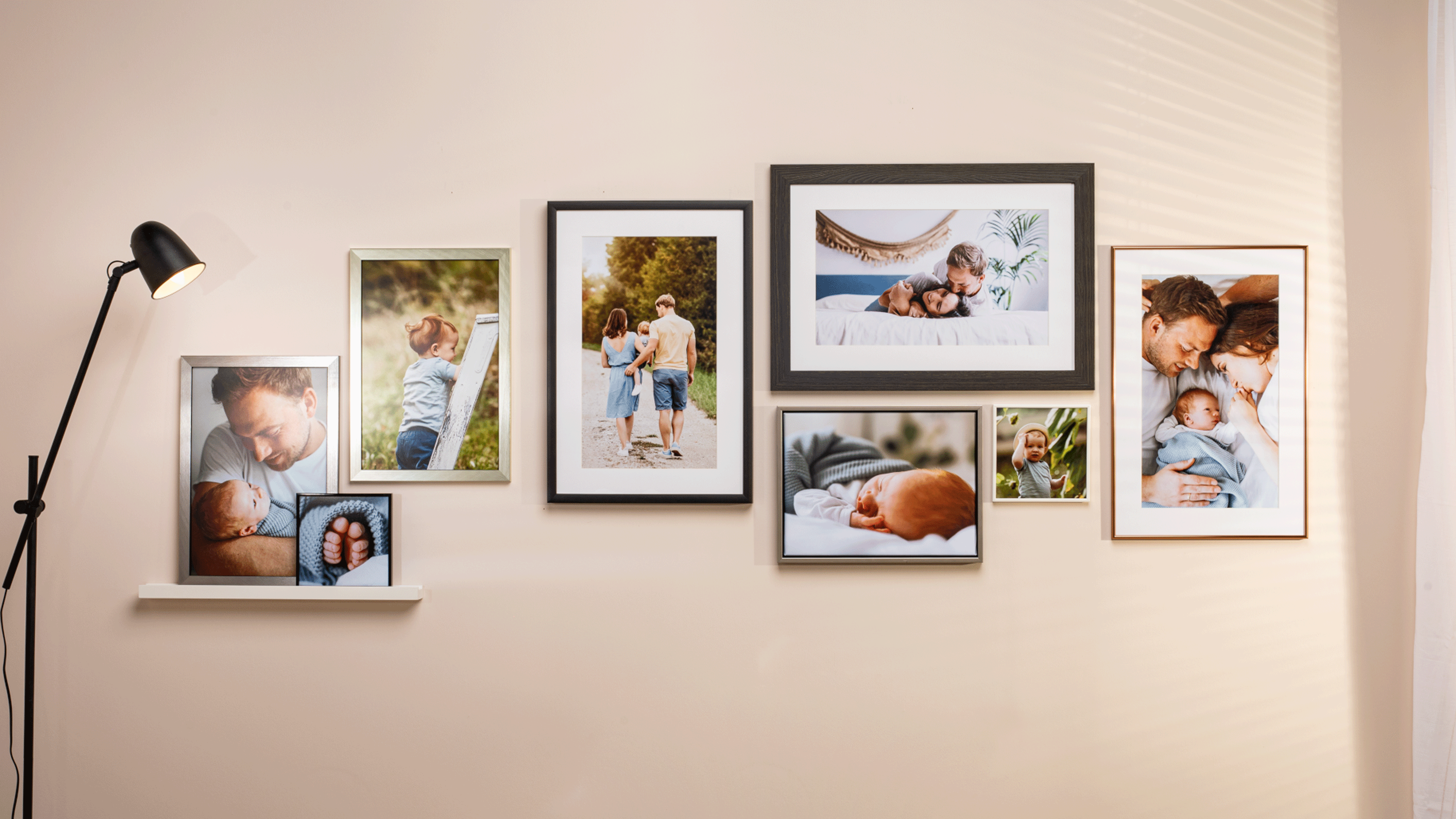 Encourage children's creativity with a display of photographs