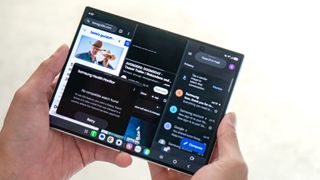 Galaxy Z Fold 8 shown in hand