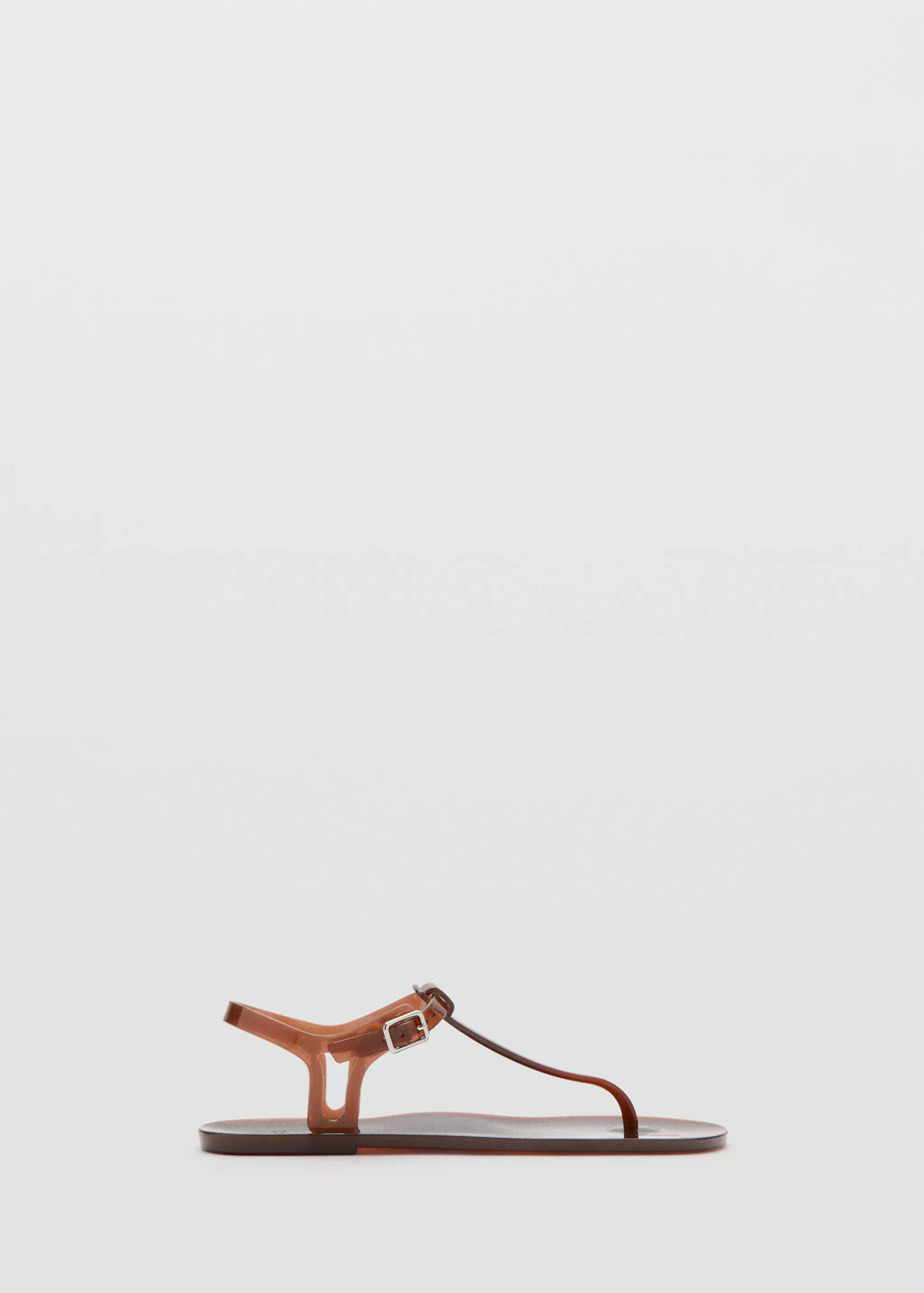 Jelly Sandal With Buckle Closure - Women | Mango United Kingdom
