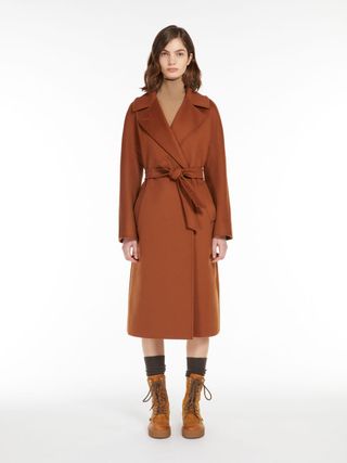 Belted Wool Coat - Resina