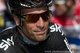 Juan Antonio Flecha (Sky) has a wealth of experience on Belgian roads.