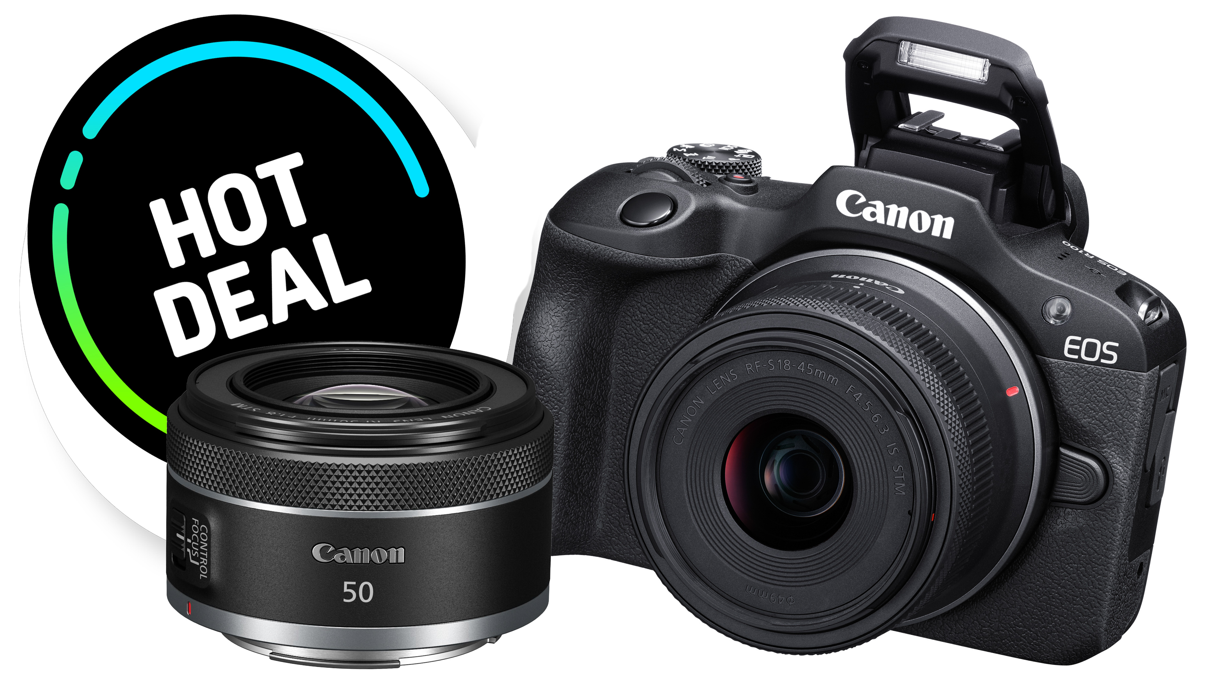 Canon EOS R100 twin lens deal