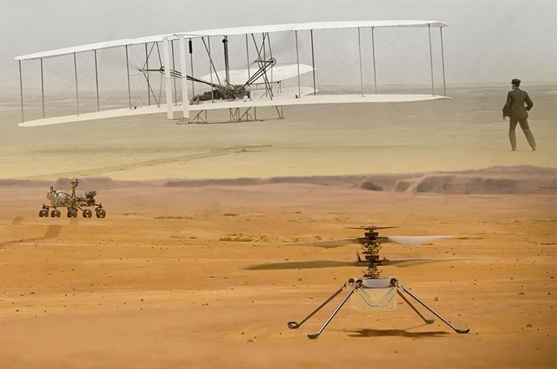 The ‘Wright’ stuff on Mars: Flyer fabric to take flight again on Ingenuity helicopter