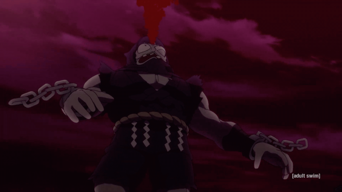 rick and morty anime giant bleeding
