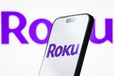 Roku logo displayed on screen