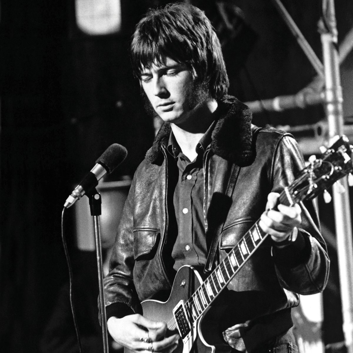 Eric Clpaton, onstage with Cream on the Ready Steady Go! television show in November 1966
