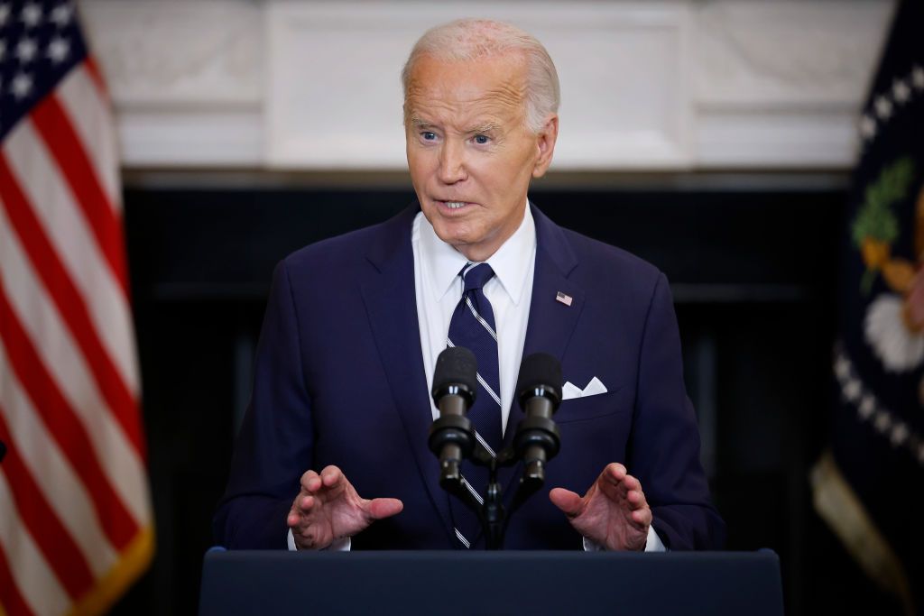 President Joe Biden answers reporters&#039; questions after announcing the release of prisoners freed by Russia