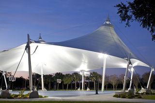 tents and outdoor classes
