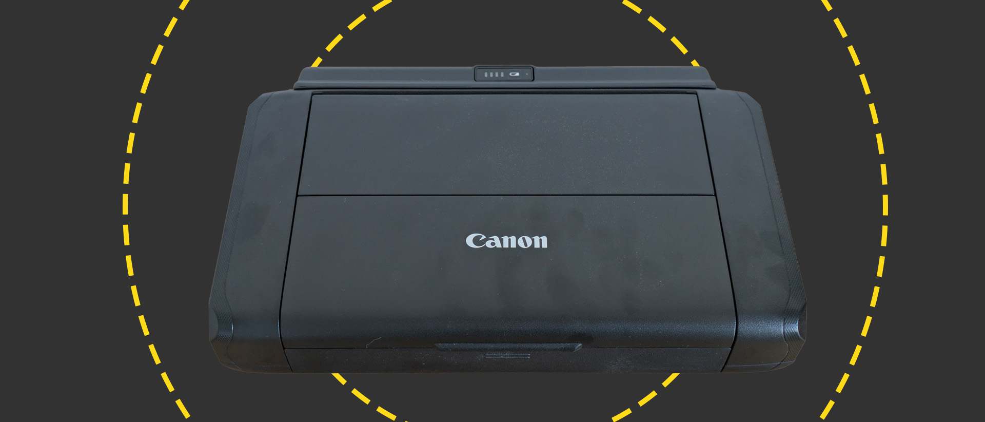 The Canon MAXIFY BX110 on the ITPro background