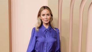 Emily Blunt attends the 96th Oscars Nominees Luncheon at The Beverly Hilton on February 12, 2024 in Beverly Hills, California